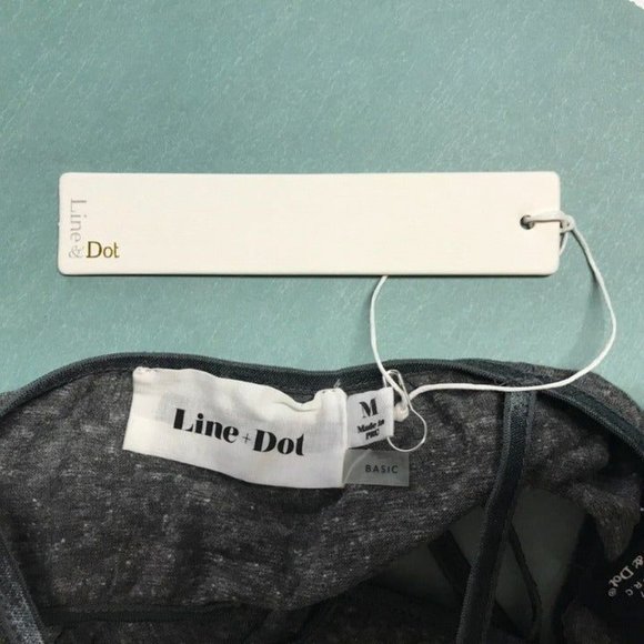 Revolve Line & Dot High Neck Bralette in Gray  - Size M - NWT - Picture 4 of 6